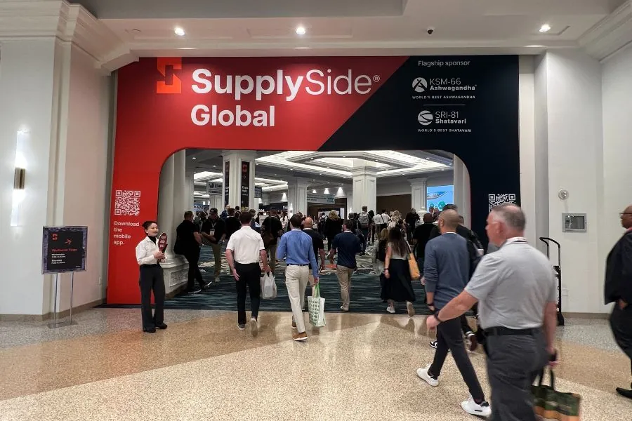 The SupplySide Global 2025 expo hall entrance at Mandalay Bay